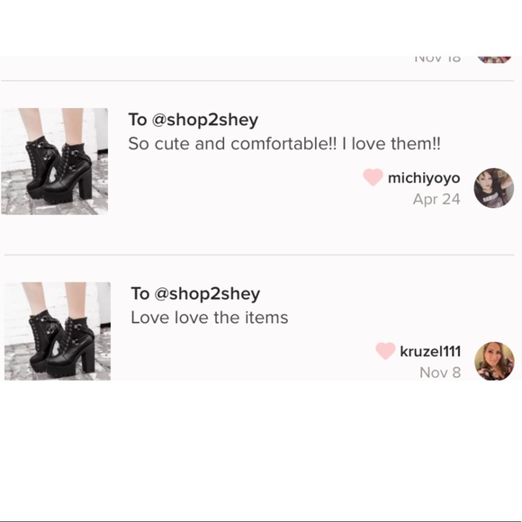 🖤 90’s Chunky platform lace up booties/ Black - Picture 8 of 8